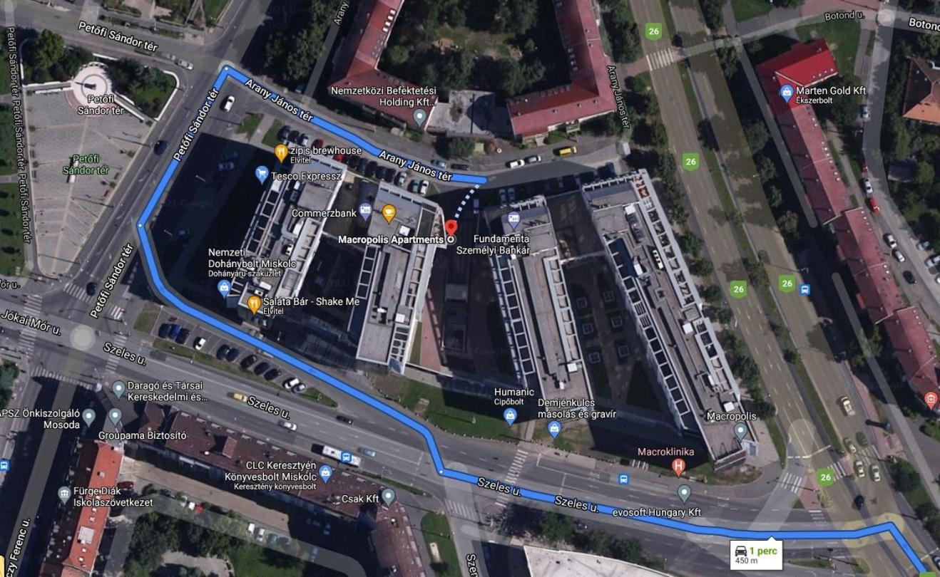 Macropolis Apartments Miskolc Eksteriør billede